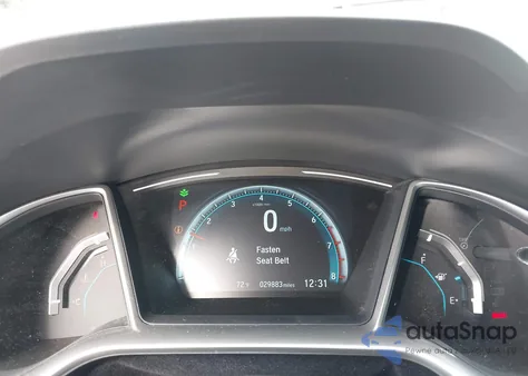 2018 Honda Civic Ex-T from USA, damaged, VIN JHMFC1F3XJX007327